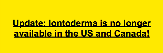 iontoderma iontophoresis notice